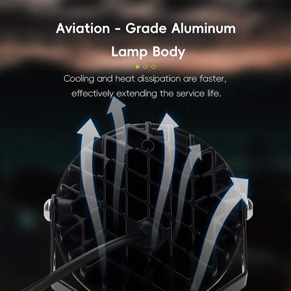 

Светодиодные вспомогательные противотуманные фары в сборе для мотоциклов с легкой заменой и алюминиевым корпусом с быстрым рассеиванием тепла