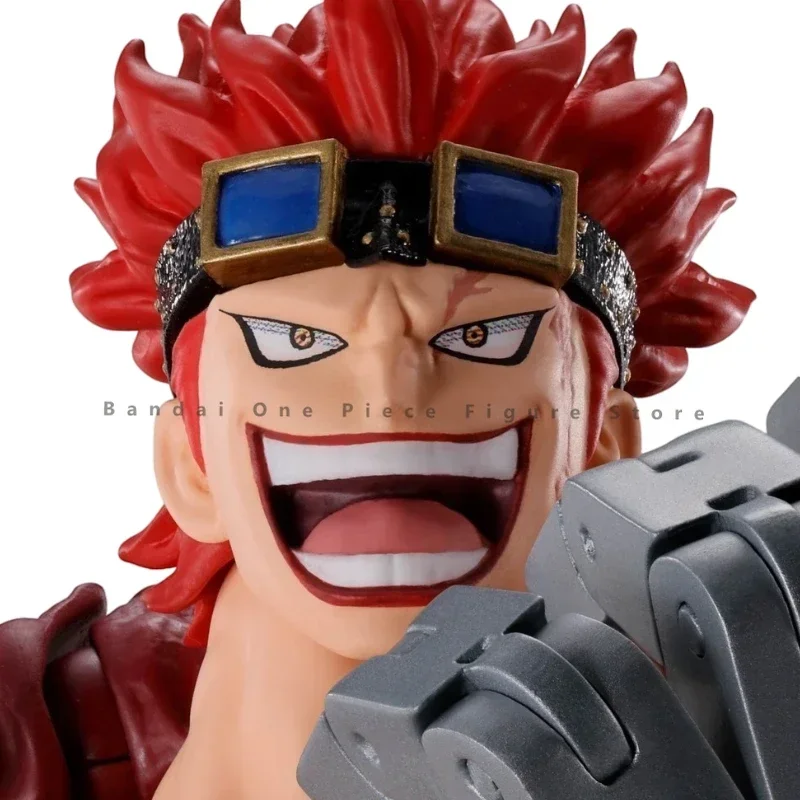 Op voorraad Originele SHF Bandai One Piece Eustass Kid Action Figure Animatie Speelgoed Cadeau Model Collector Anime Hobby Echt