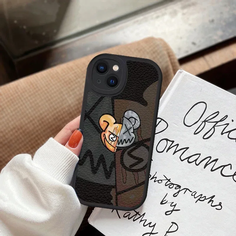 For Funda iphone 15 14 13 12 11 Pro 15Pro 14Pro Max 7 8 Plus X XR XS Max XSMax SE 2020 2022 Case Cover Luxury Leather Phone Case