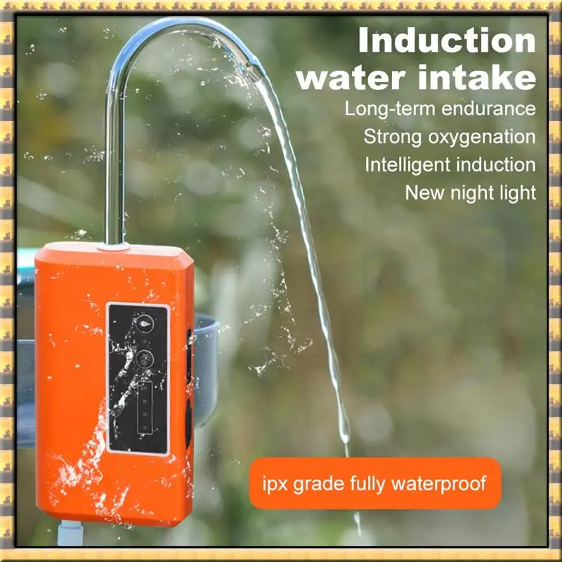 

AA79 New Multifunctional Fishing Oxygen Pump With Intelligent Sensor, Water Dispenser & Aerator For Enhanced Oxygenation