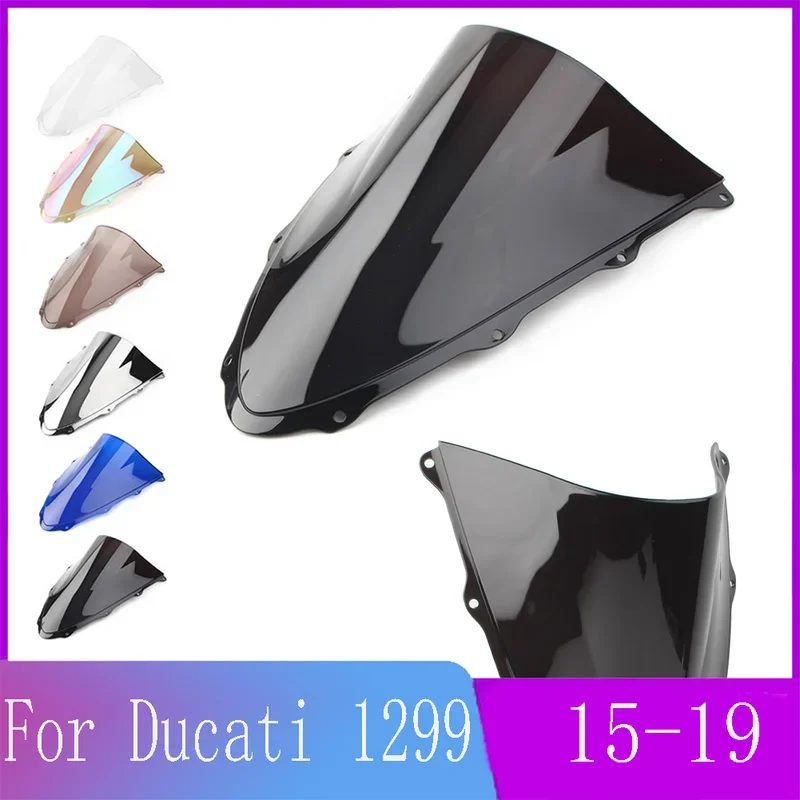 

Suitable for Ducati 1299 1299S Panigale 959 2015-2018 2019 Double Bubble Windshield Motorcycle Accessories fairings deflectors