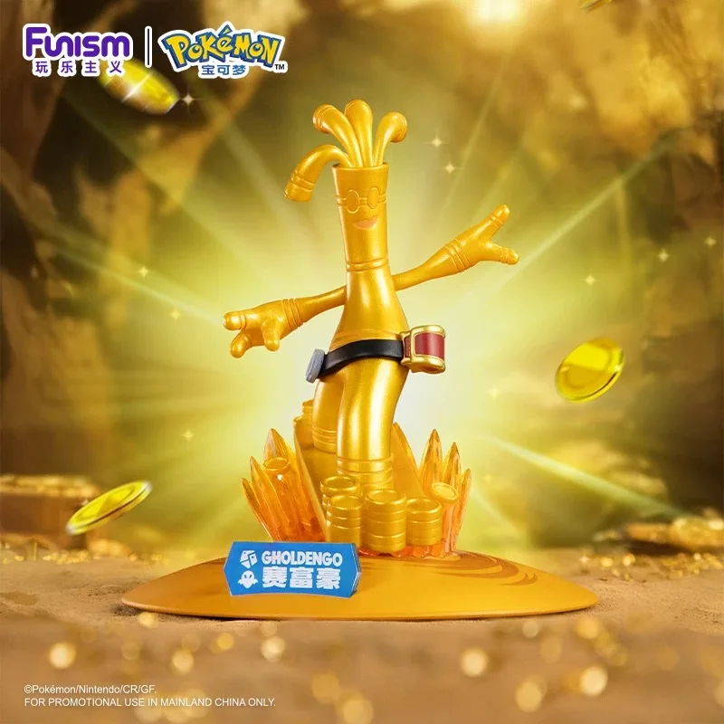 Figurines d'action Pokemon TINKATON GHOLDENGO, Collection originale de bureau pour la maison, modèle d'ornements, cadeaux de vacances, jouets pour enfants