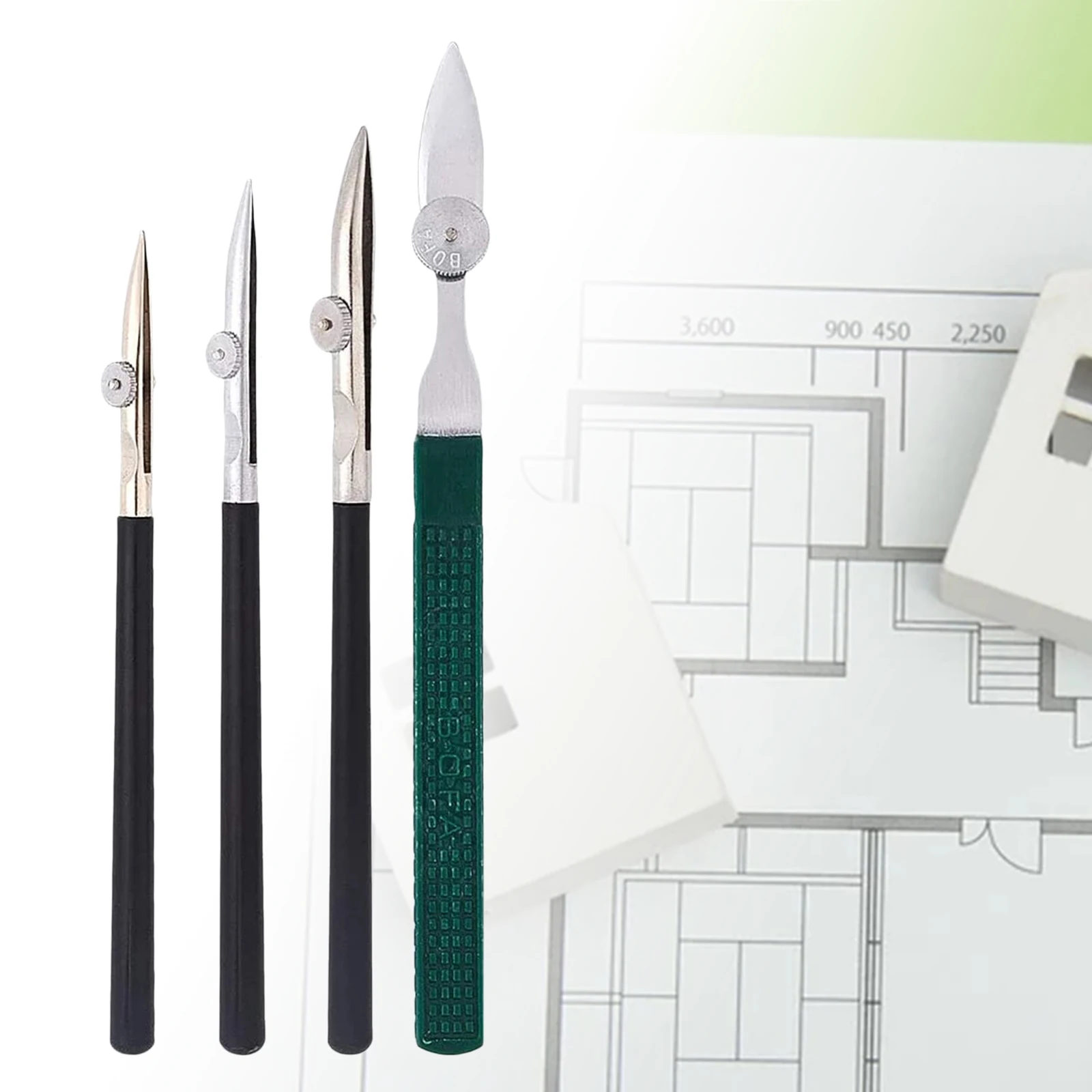 4x Ruling Pen Mounting Masking Fluid Writing for Drawing Oil Painting