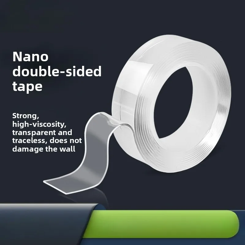 

Нано-скотч двусторонний, с сильной адгезией для крепления ювелирных изделий, прочный, для домашнего использования, прозрачный и без следов.