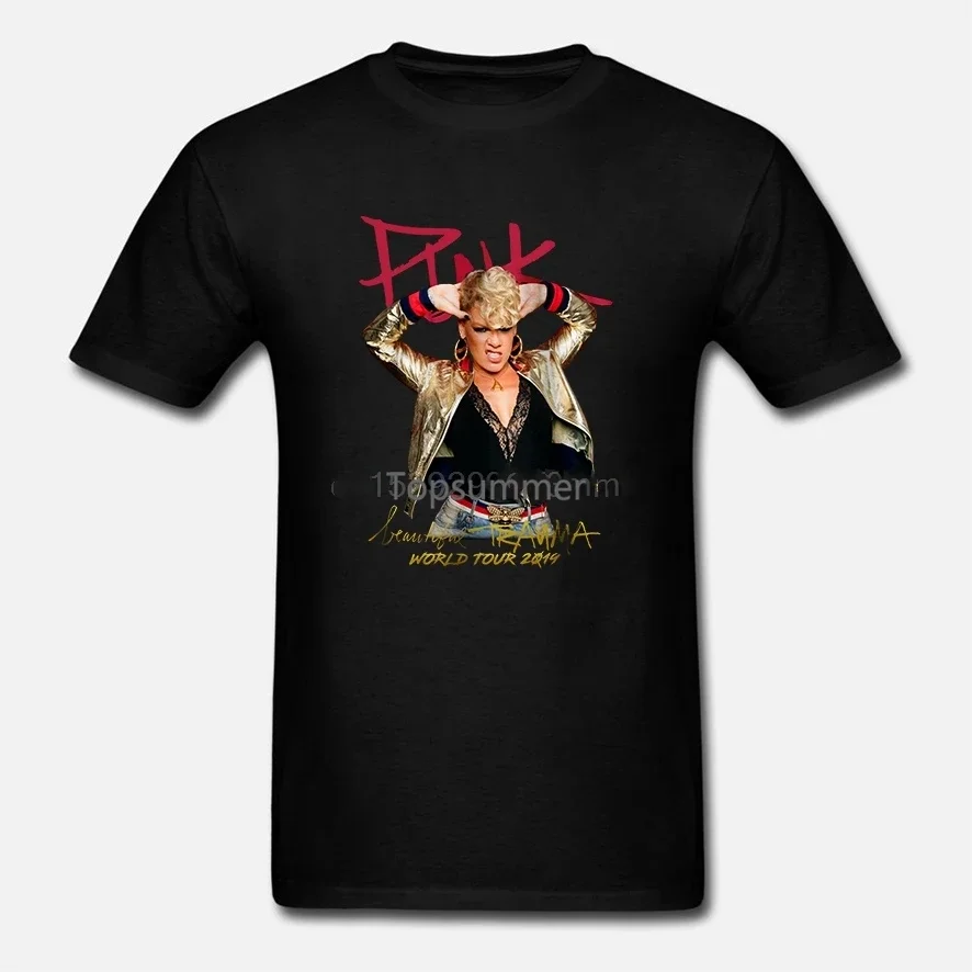 Hete Zeldzame Roze Mooie Trauma P!Nk T-Shirt Wereldtournee 2019 T-Shirt S-5Xl(2)