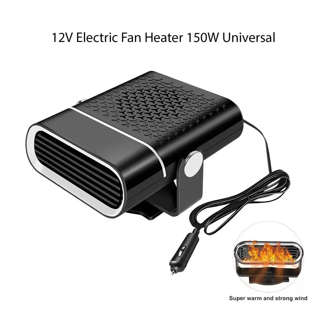 

High Quality 12V Car Heater Fan 150W Portable Electric Heating Fan Convenient 2 In 1 Demister