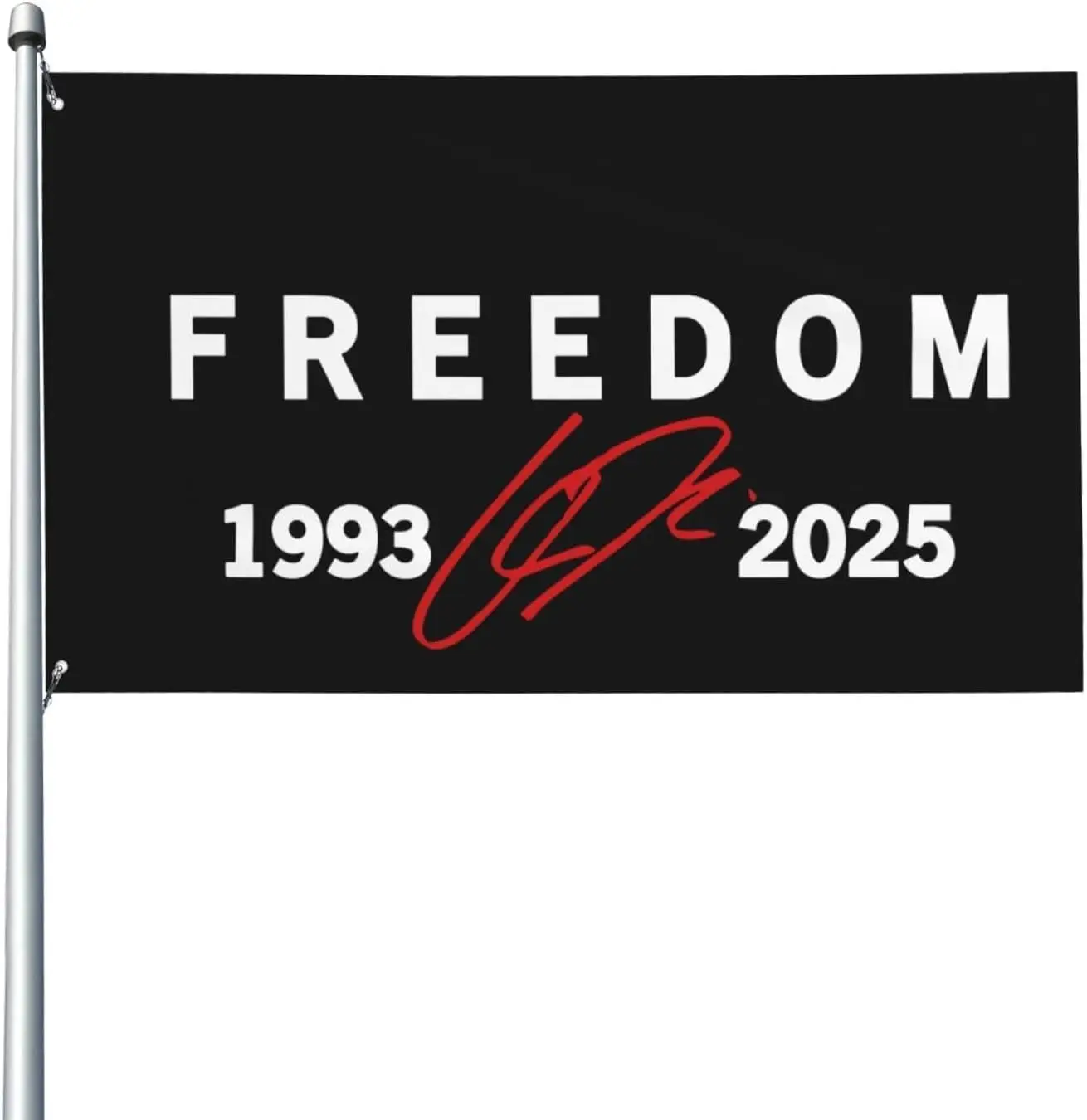 Flagicts 100% Polyester Charlie Kirk Freedom Flag