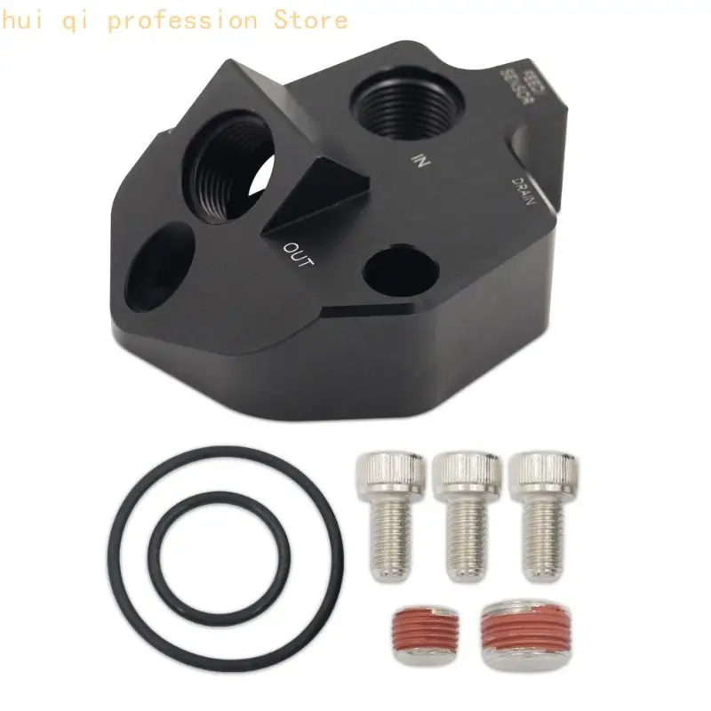 Ölkühlungs-Adapterplatte mit Ablassetiketten und Aluminiumgehäuse H8WE – Detail 9