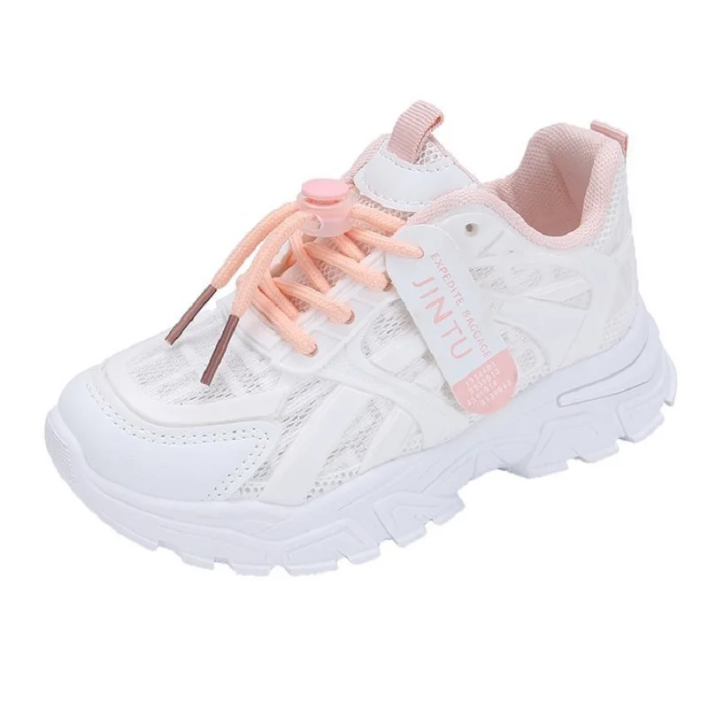 Nuovo stile scarpe per bambini ragazzi scarpe sportive traspiranti ragazze moda scarpe Casual bambini scarpe da ginnastica antiscivolo scarpe da