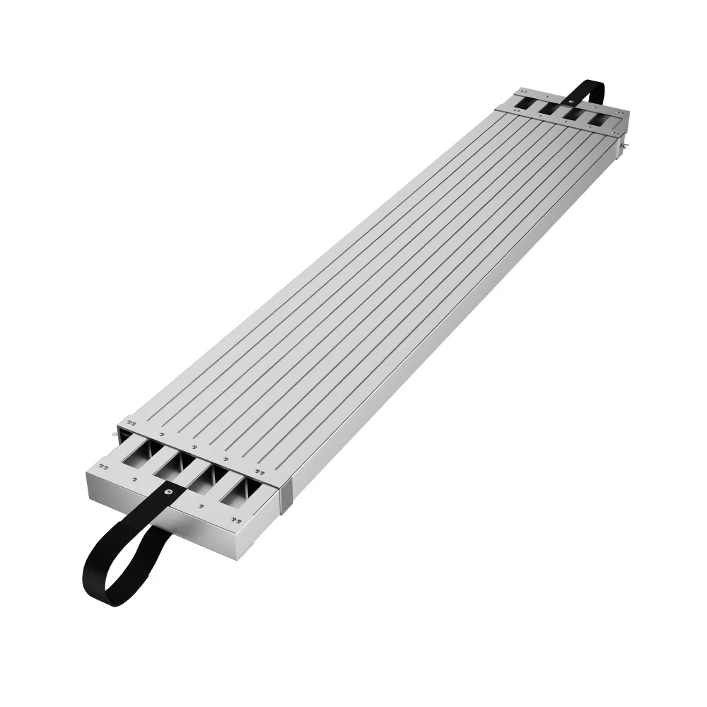 9-15ft Telescoping Plank, Aluminum Work Plank,Aluminum Extension Plank 440lbs Capacity, Aluminum Scaffolding Plank