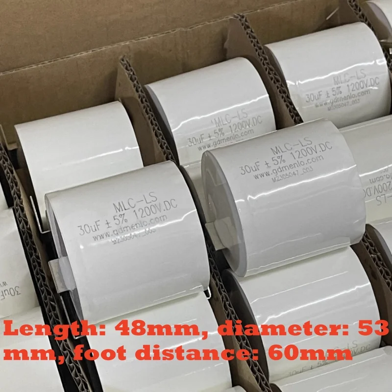 

1PCS MLC-LS 30UF1200V High current high frequency high voltage welding machine absorbs electromagnetic heating poleless capacito