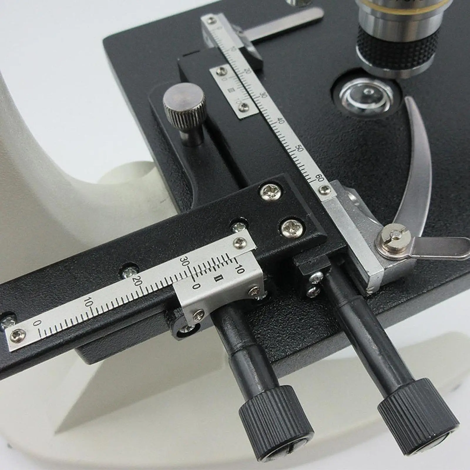 x Y Movable Stage Caliper Attachable Attachable Mechanical Stage Microscope