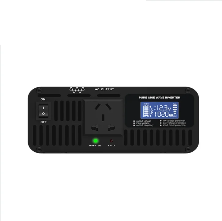 1000W Pure Sine Wave Inverter 12V DC To 120V AC Converter For Home, RV, Truck, Off-Grid Solar Power 110V