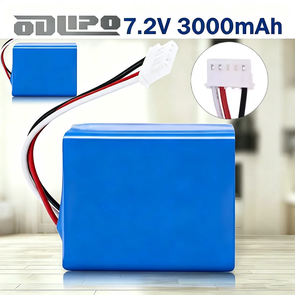 New 7.2V 3000mAh Ni-MH Rechargeable Battery for iRobot Roomba Braava 380 380T Mint 5200c 5200 AA NiMH 3000mAh Battery Parts