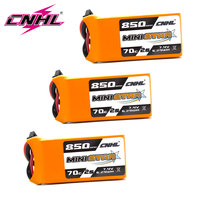 3pcs CNHL Lipo Battery 2S 650mAh 850mAh 7.4V 70C With XT30 For Mini Quadcopter RC FPV Drone Quadcopter Helicopter Airplane