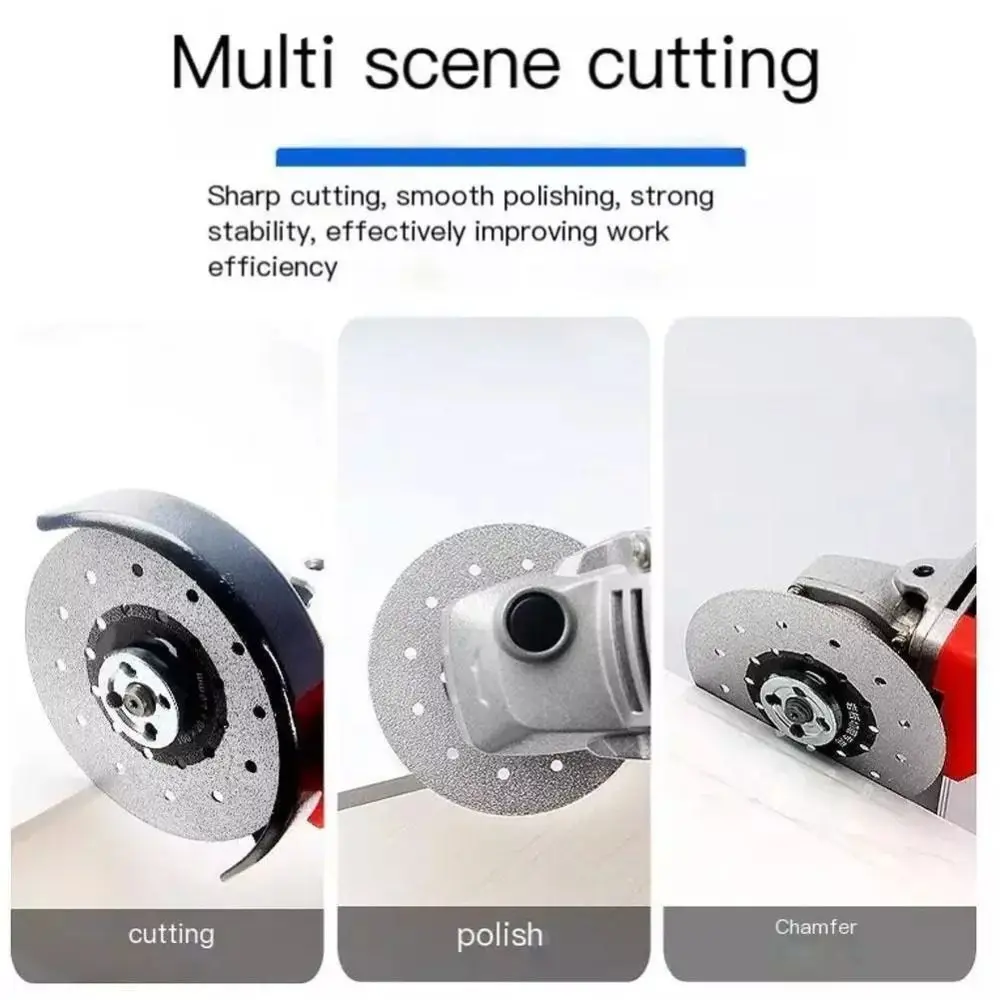 Ultra-Fine Ceramic Tile and Rock Slab Cutting Multifunctional Universal Grinding Disc Porous Cutting Blade Indestructible