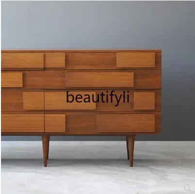 

zz1All solid wood medieval 8 chest cabinet storage function storage storage cabinet