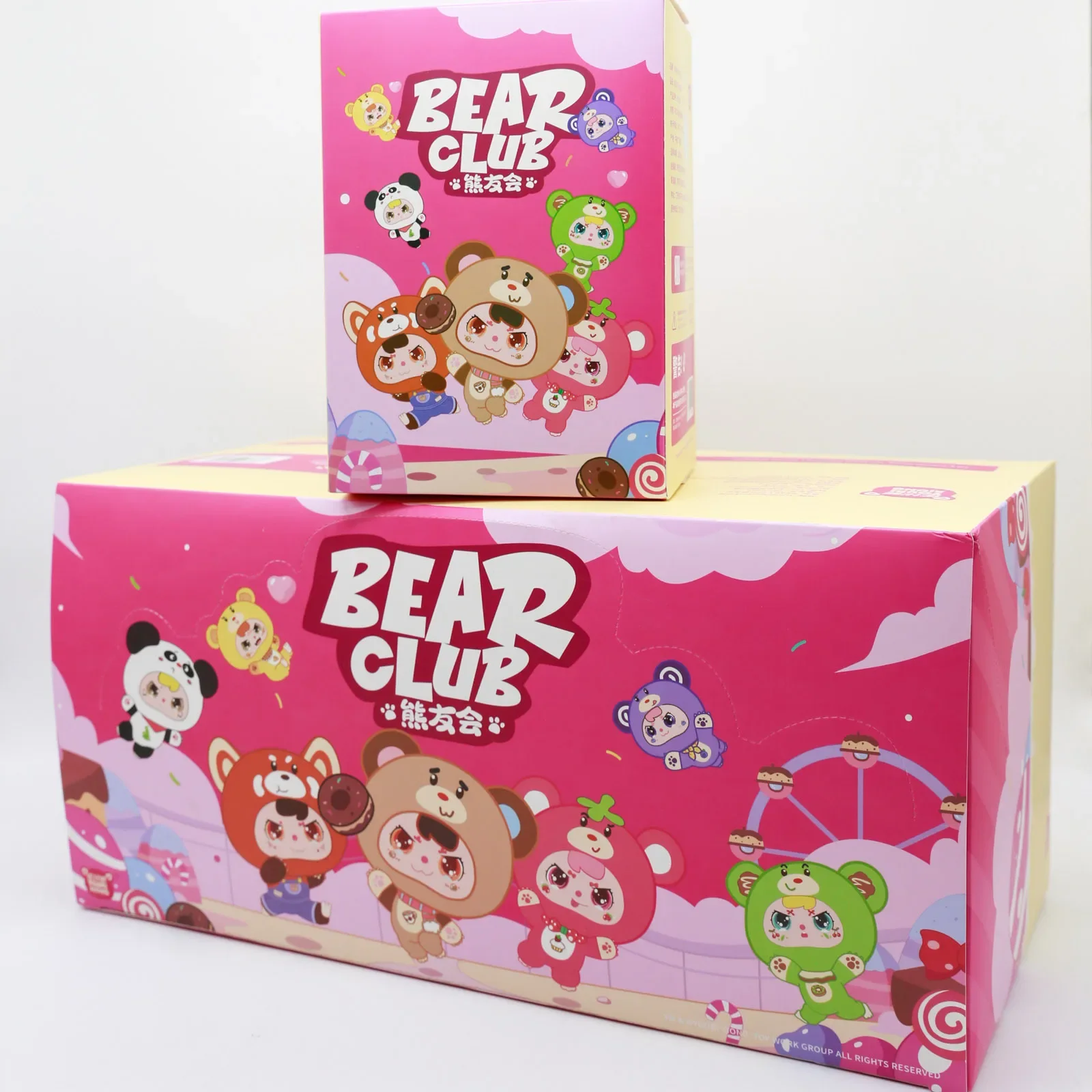 

Bear Club Youbixiong Animal Plush Suprise Box Gifts Toy Model Anime Collect Ornaments