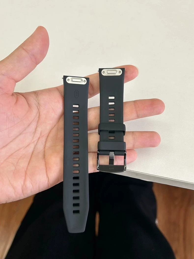 حزام هواوي الأصلي 22 ملم من المطاط الفلوري لهواوي GT5 46 ملم /GT4/GT3/GT2 46 ملم