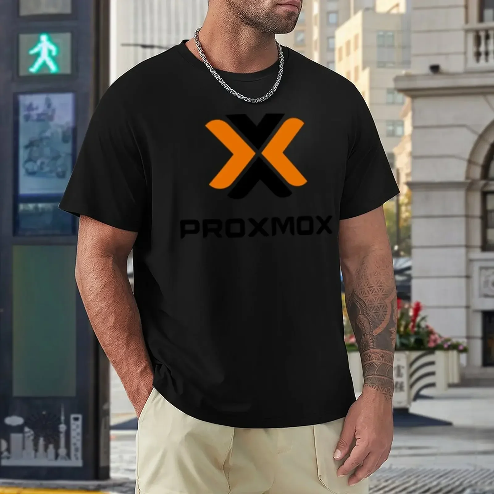 Proxmox Logo T-Shirt graphic t shirt vintage sublime essential t shirt oversizeds mens t shirts casual stylish