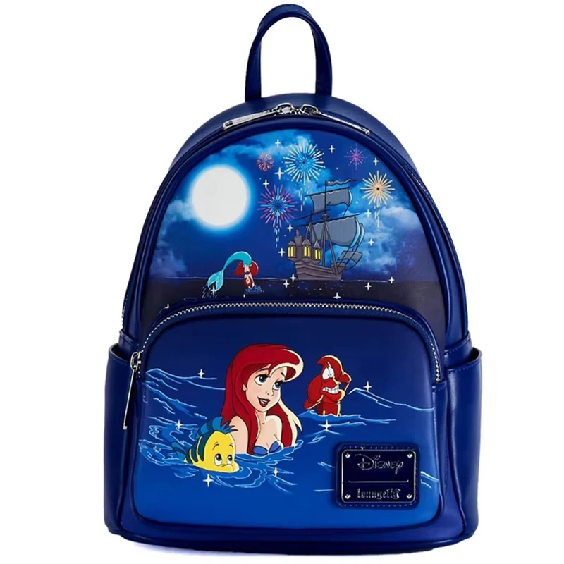 De kleine zeemeermin Ariel Fireworks Villains Ursula Mini-rugzak Lady dubbele schouderrugzakken
