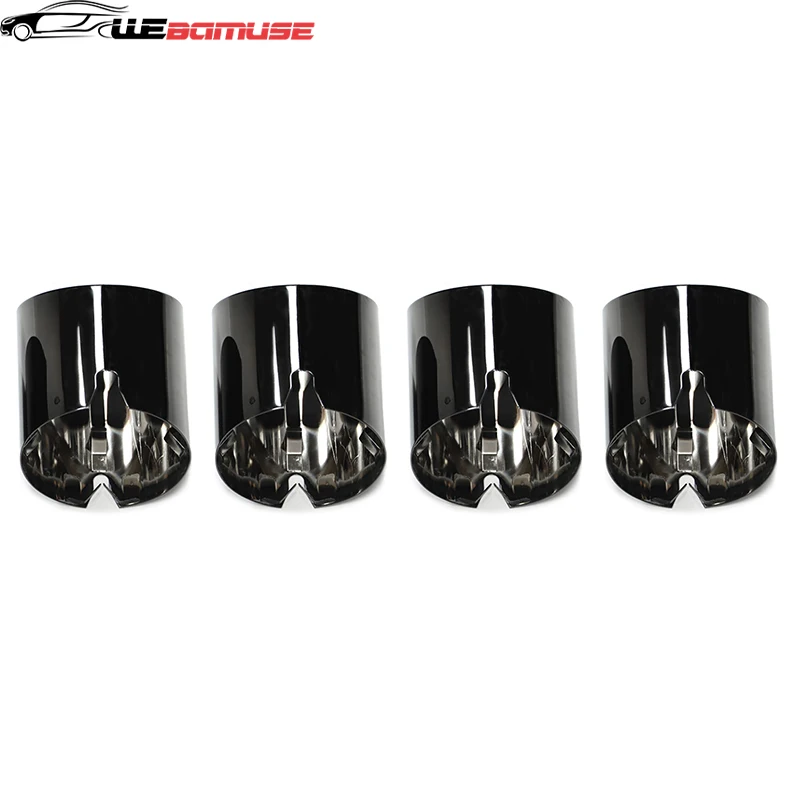 For BMW M2 M3 M4 G80 G82 G83 G87 Original Tailpipe Cover Exhaust Tailpipe Black Cover Stainless Steel Muffler Decorative Nozzle