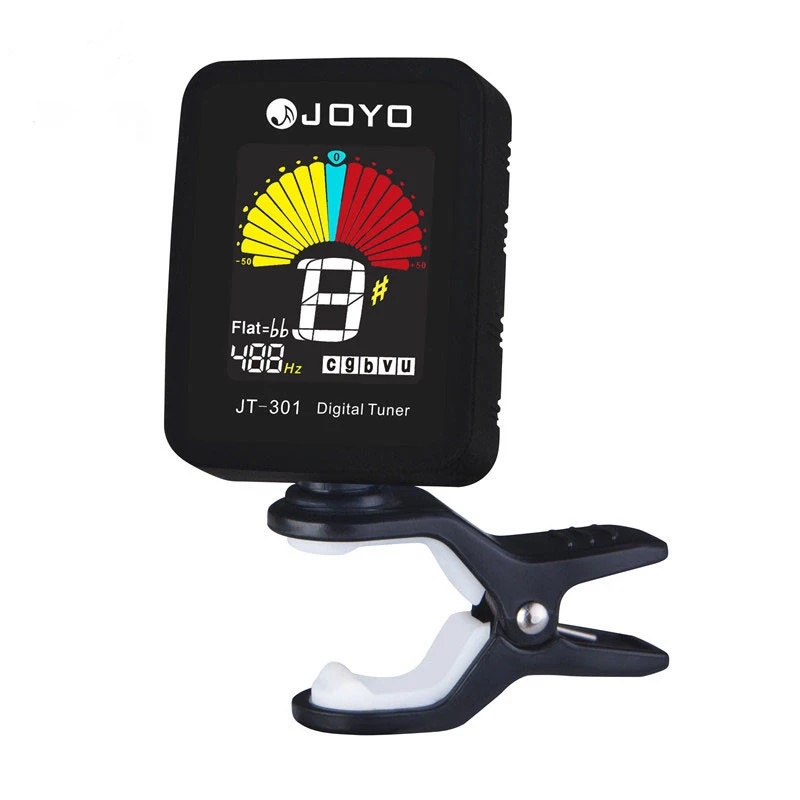 JOYO – Mini accordeur numérique LCD à Clip, pour guitare basse, violon, Ukulele, accessoires de guitare, sensible, rotatif à 360 degrés