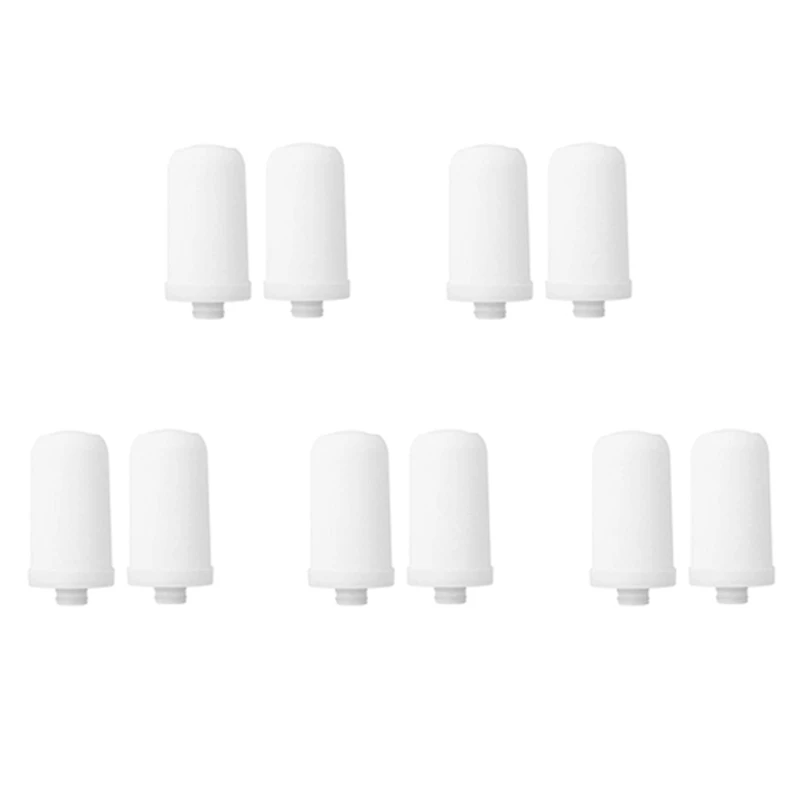 

10PCS Ceramic Filter Water Tap Filtration Tap Water Filter Cartridge Replacement Kitchen Faucet Purifier For Home