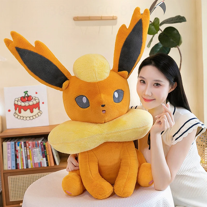 

Kawaii Flareon Plush Toy Stuffed Doll Kids Birthday Gift Cute Cuddly Pillow for Children and Friends Perfect Sleep Companion