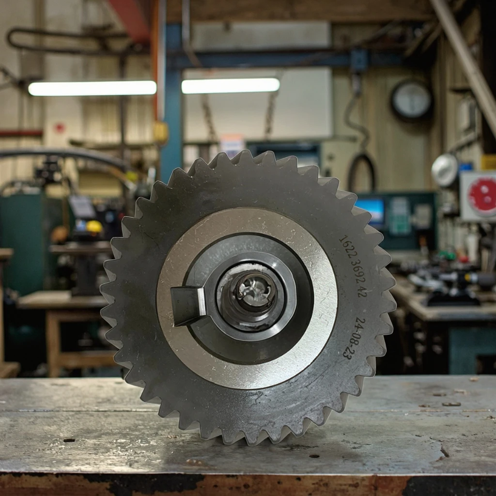 High Precision Industrial Polished Steel Pinion Gear 1622311056  GA X-AIR Screw Compressor Zero Compatibility Risk Low