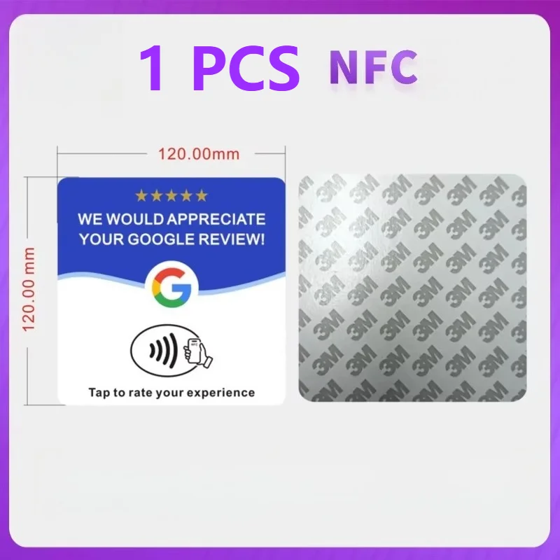10 stuks herbruikbare Google Review Tap NFC-kaart, programmeerbare NFC-kaart om ons te beoordelen op Google, gebruiksvriendelijk, tijdbesparend, direct uit de fabriek.