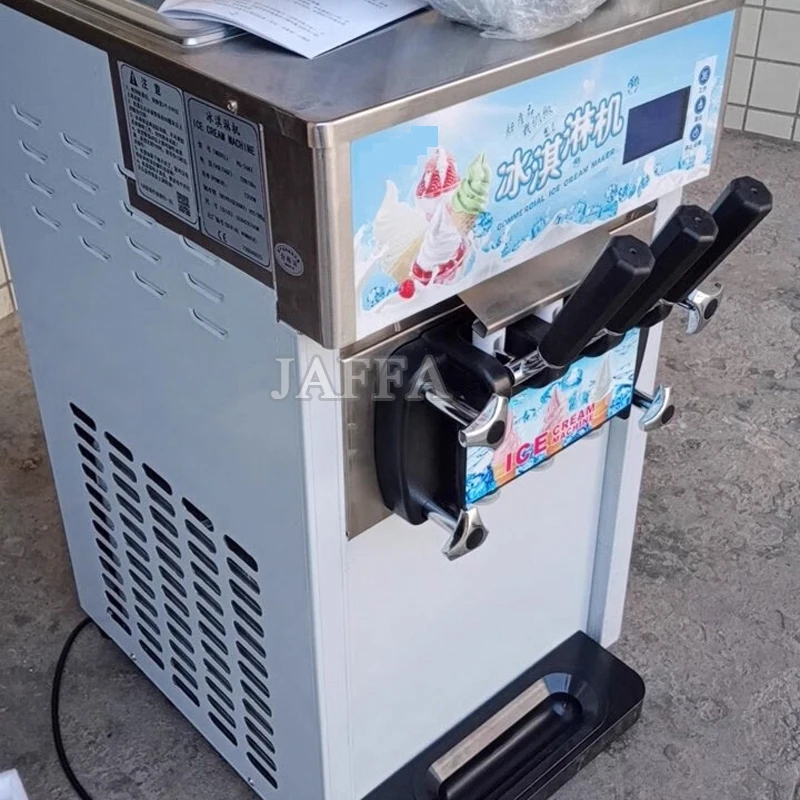 

Коммерческая машина для приготовления мягкого мороженого, новый сорт для йогурта, молока, воды, шоколадных ингредиентов, ЖК-дисплей