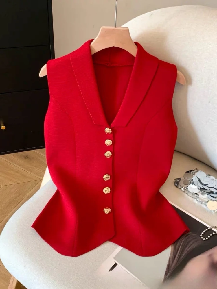 الصلبة Y2k بدوره Fown طوق الدبابات 2025 Ropa Mujer أنيقة كل مباراة بروتيل الملابس النسائية موضة الصيف الحياكة الكورية سترة