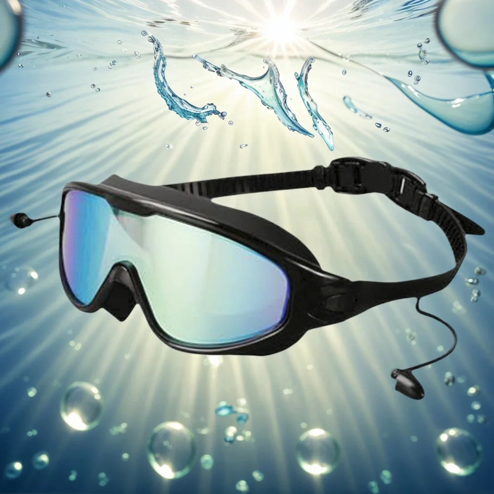 Anti Fog Swimming Goggles Hd Waterproof Adjustable Wide View Lens_voghion.com