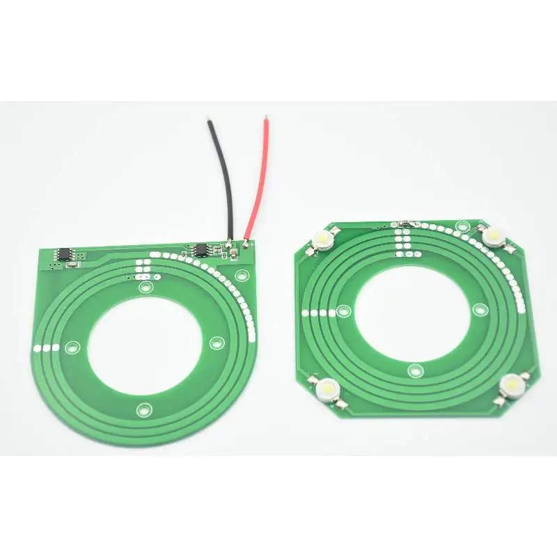 Cool Wheel Light 12V 1A Coil Inductive Contactless Charging Wireless Power Charger Receiver Circuit Board PCB Supply Module