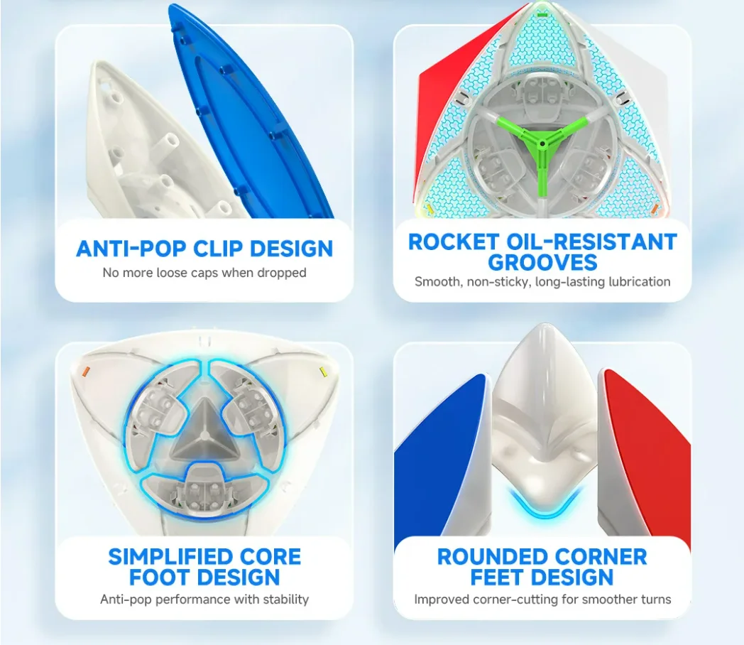 ลูกบาศก์ QiYi Ivy Cube Plus ขนาด 90 มม. รุ่นมืออาชีพ ของเล่นพัฒนาสมอง ลูกบาศก์ความเร็ว ของขวัญสำหรับเด็ก คิวบ์มายากล