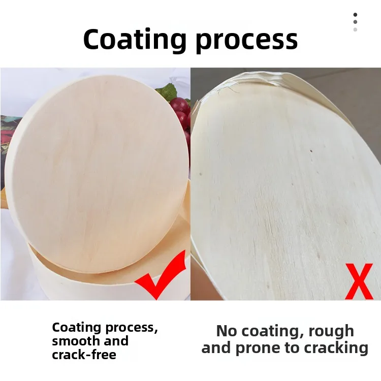 Takpak Baskin Cheese Durian caja de pastel en capas 4 puadas 6 puadas caja redonda de ma caja de embalaje de dulces d...