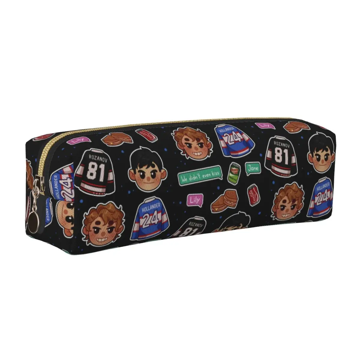 

Fashion Heated Rivalry Pencil Case Cute Hollanov Pencil Pouch Pen Box Large Storage Bag Students School Cosmetic Stationery