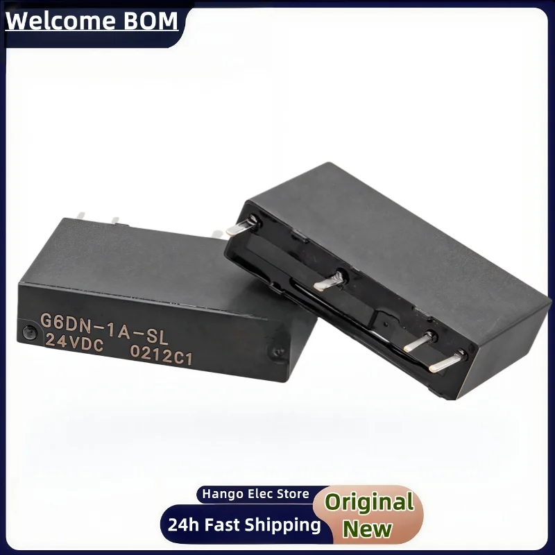 10Pcs Original G6DN-1A-SL-DC5V/12V/24V 24VDC relay 4 feet 5A group of normally open