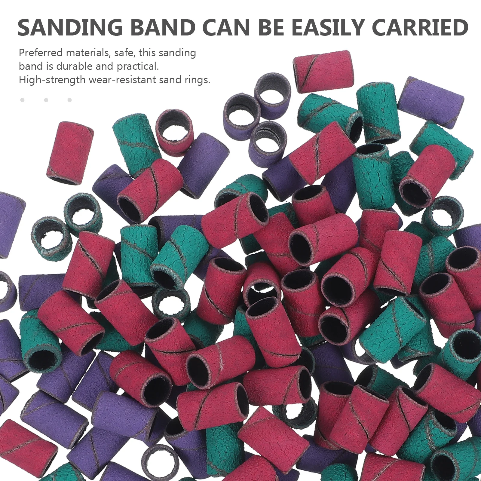 

3 коробки, шлифовальные ленты, дрель для ногтей, тонкая зернистость, прочный, высокая твердость для полировки, разглаживания, маникюра, аксессуары для ногтей