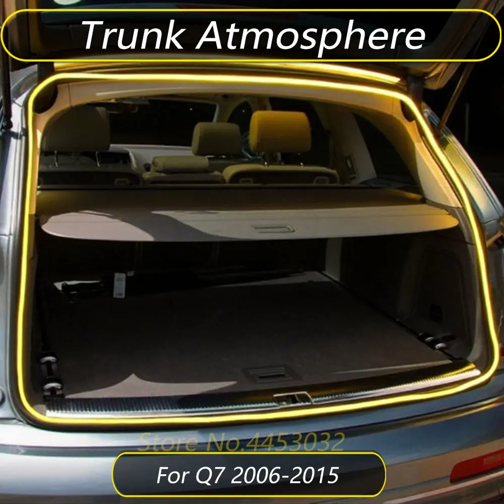 لأودي Q7 4L 2006-2015 سيارة جذع LED مصباح لتهيئة الجو قطاع عدة سهلة التركيب مشرق الإضاءة الداخلية 157 بوصة 12 فولت