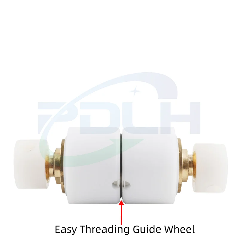 1PCS Electrical Contact Assembly Waterproof Guide Wheel Conductive Block for EDM Machine Aluminum Cutting Spare Parts