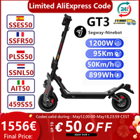 EU Stock Ninebot By Segway GT3 Electric Scooter 50km/H Max Speed 95km Long Range Dual Disc Brakes 2400W Peak Motor Kickscooter