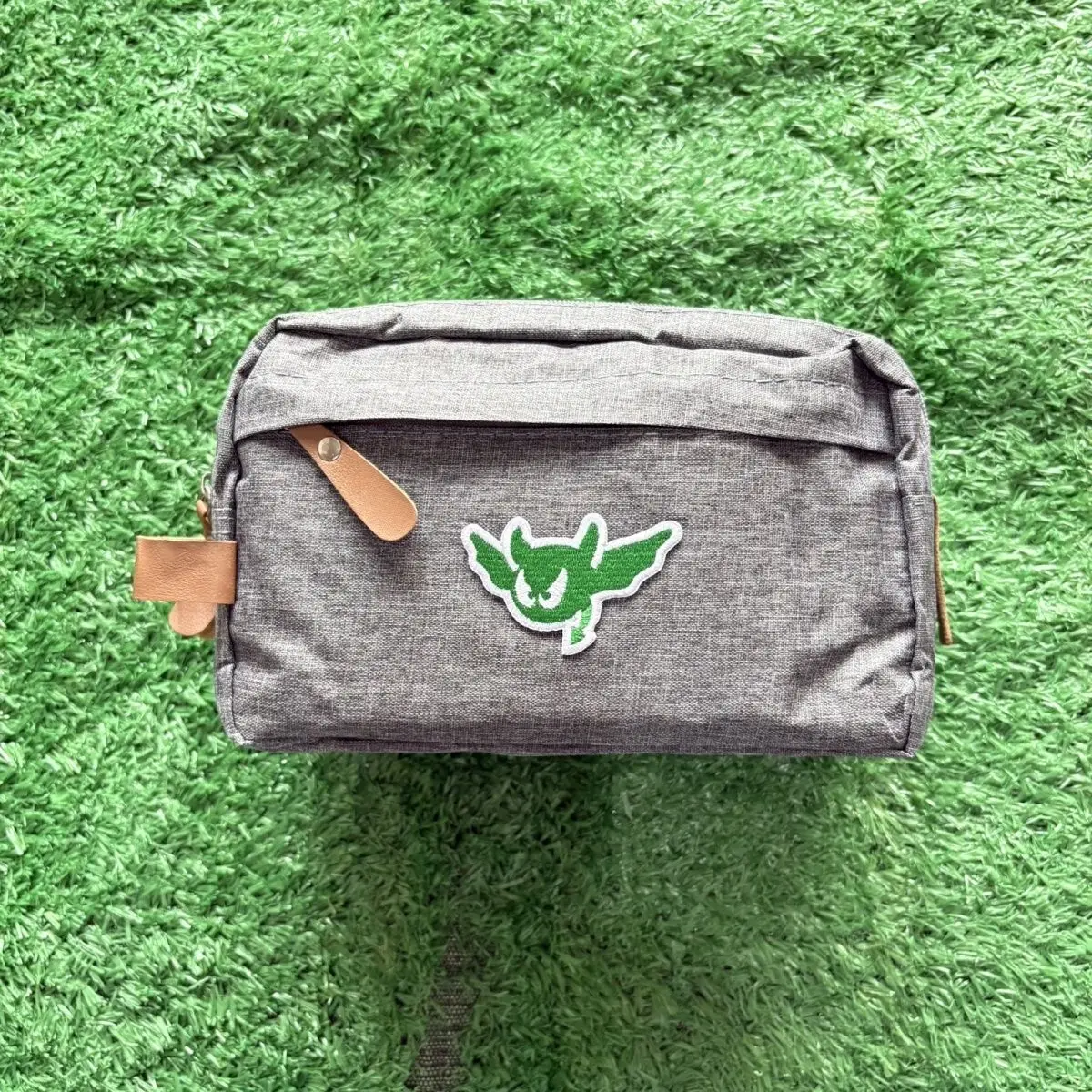 Tactical Golf Storage Pouch, Double-Layer Zippered Canvas Build, Multi-Functional Small Carryall