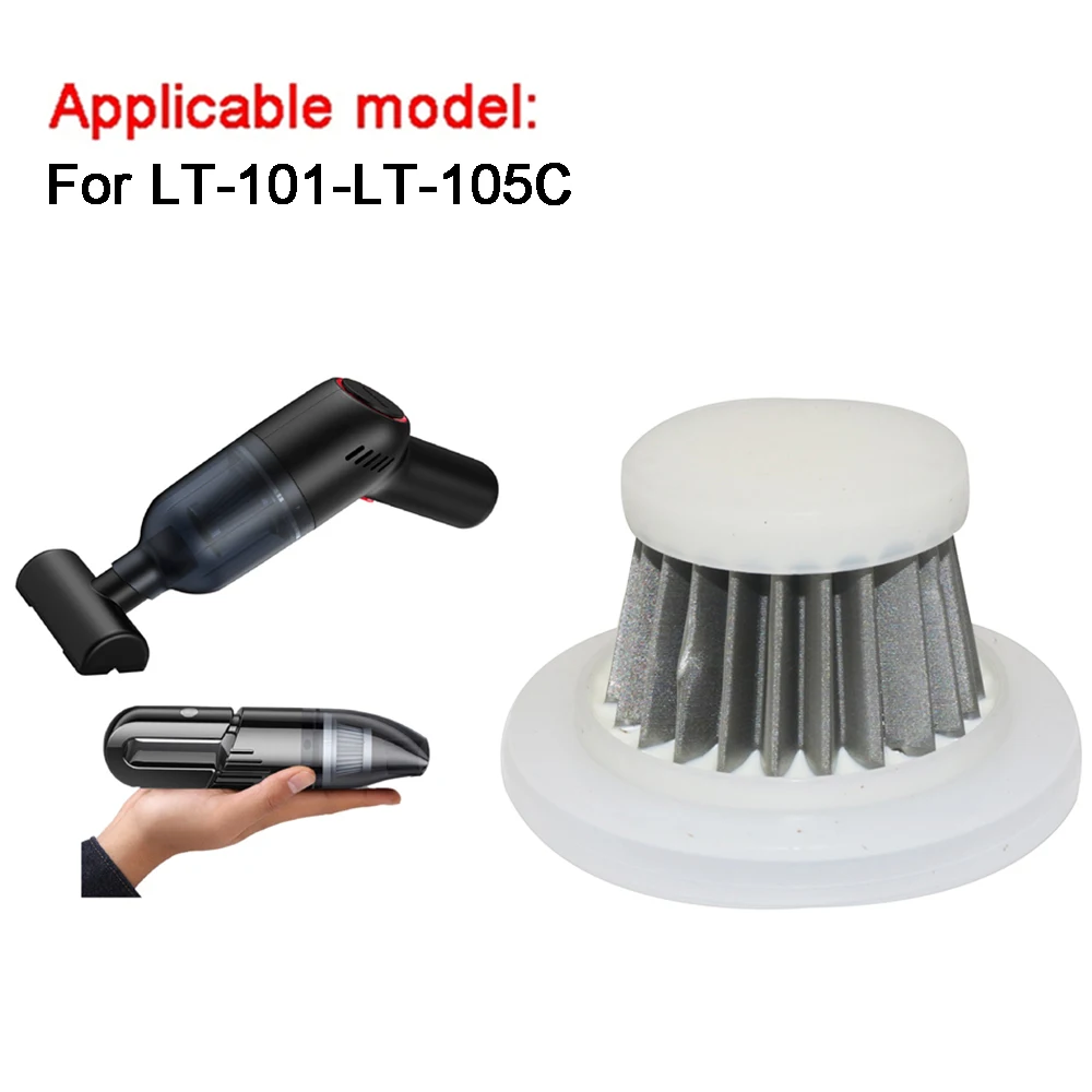 For LT-101-LT-105C Car Mounted Vacuum Cleaner Filter 2PC Filter Element Filter Non-woven Vacuum Filter Element Cleaning Tools