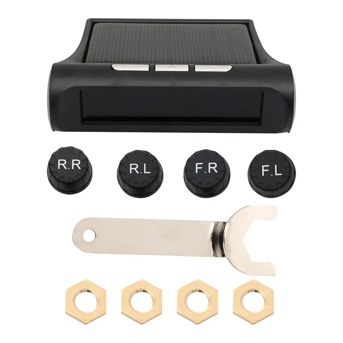 

Solar Energy Universal Tire Pressure Monitor High Precision Tire Pressure with Color Screen