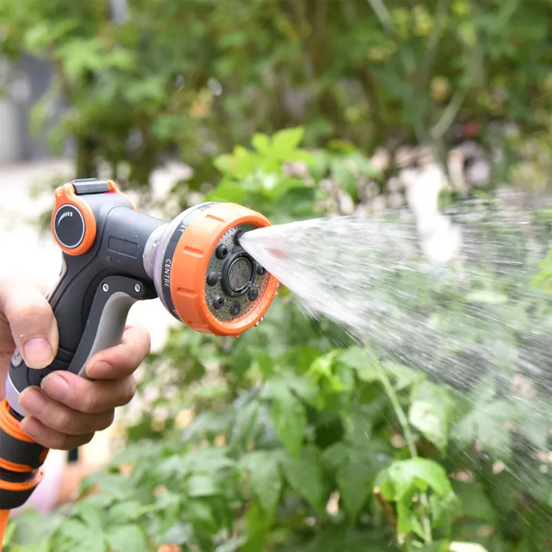 Hochdruck verstellbare Garten-Wasserpistolen-Düse, mit mehreren Sprühmodi, verwendet für die Autoreinigung und die Gartenbewässerung – Detail 6