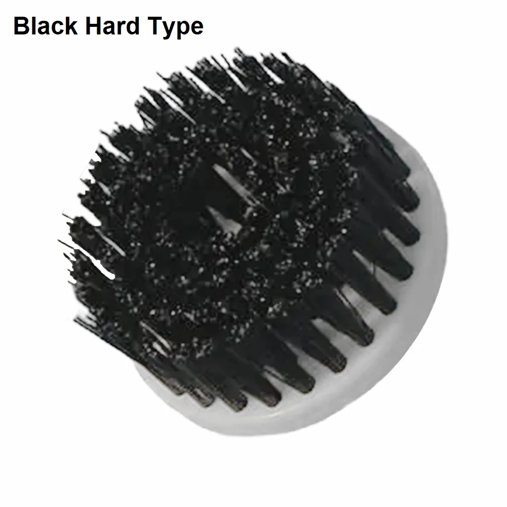 60mm Bristle Drill Bit Electric Brush Head For Cleaning Car Carpet Bathroom Fabric Sofa Electric Scrub Heavy Duty Cleaning Brush