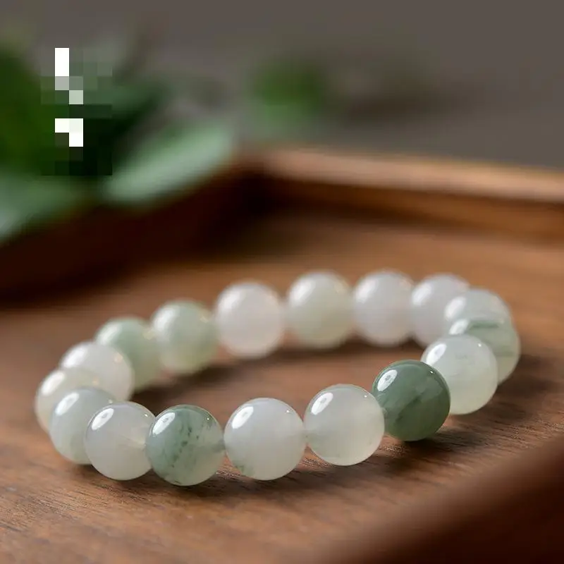 Grade A Myanmar Jadeite Ice Floating Jade Bracelet Men Women Fine Jewelry Genuine Burma Jades Bracelets Natural Stone Bangles