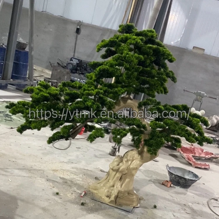 Large Outdoor Indoor Faux Big Tree Green Artificial Pine Tree for Garden Centerpiece Decor